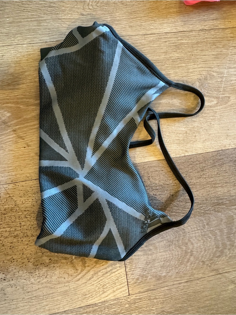 Adidas woman’s green and Gray sport bra